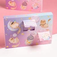 Подарочный набор носков адвент, 6 пар "Космо-котики" , 16-18 см Подарочный набор носков адвент, 6 пар "Космо-котики" , 16-18 см