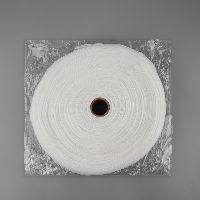 Шторная лента, органза, 4 см, 50 &plusmn; 1 м, цвет прозрачный