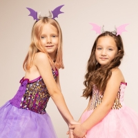 Карнавальный набор &laquo;Дракончик&raquo;: розовое платье, ободок