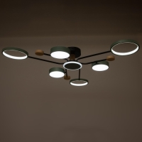 Люстра с ПДУ 2298/7GN LED 156Вт 3000-6000К зеленый 105х99х15 см BayerLux