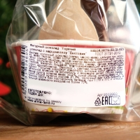 Новый год. Фигурный шоколад "Горячий шоколад с маршмеллоу "Снеговик", 65 г