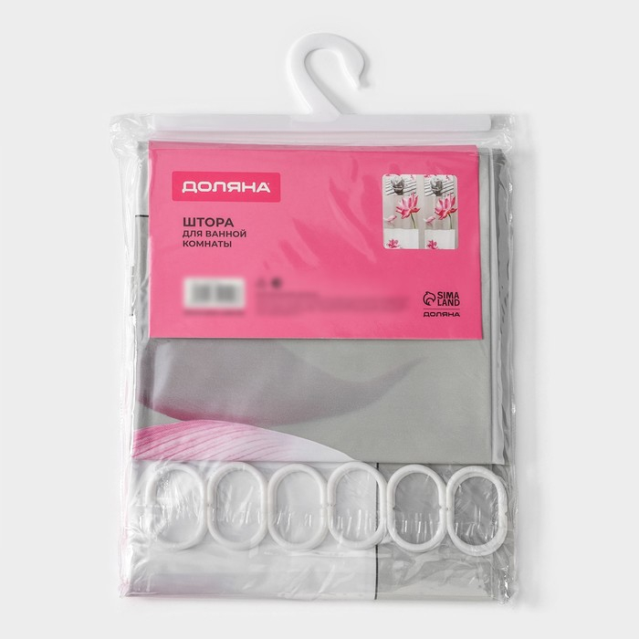 Штора для ванной Доляна &laquo;Медитация&raquo;, 180&times;180 см, EVA