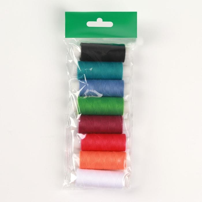 Набор ниток &laquo;Яркий&raquo;, 50/2, 150 м, 8 шт, цвет разноцветный