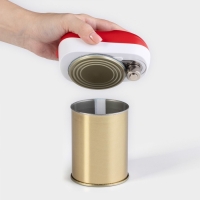 Нож консервный электрический Доляна &laquo;Чудо&raquo;, 12&times;7&times;6,5 см, цвет красный