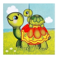 Кубики картонные &laquo;Мамы и дети&raquo;, 4 шт