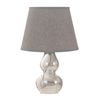 Настольная лампа "Бабена" Е27 40Вт серый 21х21х33см RISALUX Настольная лампа "Бабена" Е27 40Вт серый 21х21х33см RISALUX