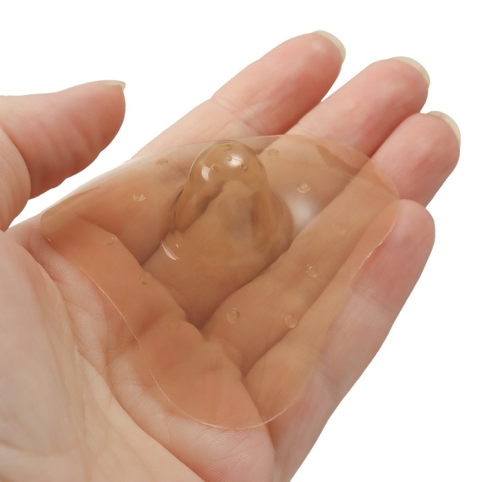 Накладки на грудь для кормления, силиконовые, набор 2 шт., в контейнере, M&B