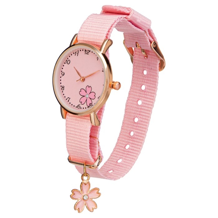 Часы наручные женские Часы наручные женские "Цветочек", розовые