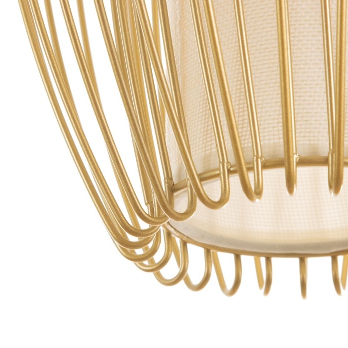 Светильник BayerLux "Медиана" Е27 40Вт золото 21х21х26-126см