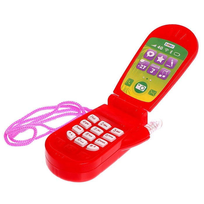 Музыкальный телефон &laquo;Панда&raquo;, звуковые эффекты, работает от батареек, МИКС