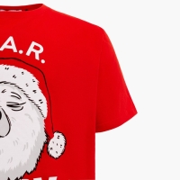 Пижама новогодняя мужская KAFTAN "Bear", цвет красный, размер 48 Пижама новогодняя мужская KAFTAN "Bear", цвет красный, размер 48