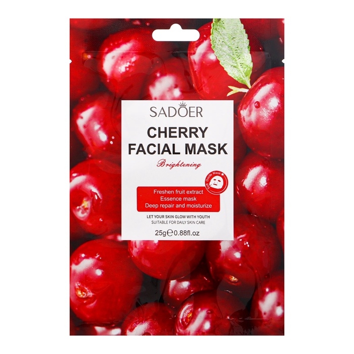 Набор масок для лица с экстрактами: киви, голубики, вишни, кофе и лайма, 10 шт Набор масок для лица с экстрактами: киви, голубики, вишни, кофе и лайма, 10 шт