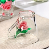 Набор кружек &laquo;Розовые лепестки&raquo;, 250 мл, в подарочной упаковке, 6 шт, микс