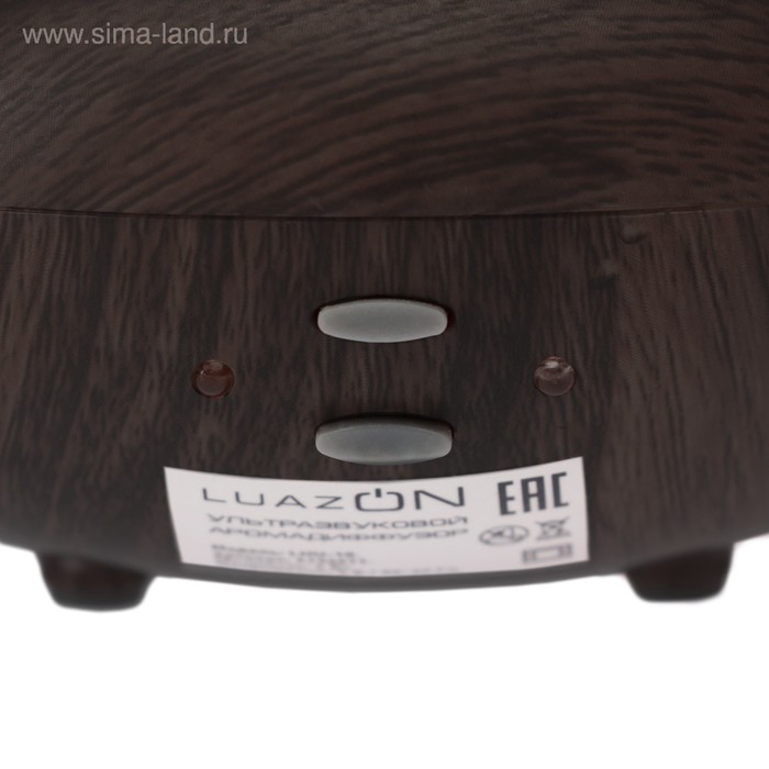 Увлажнитель воздуха Luazon LHU-10, ультразвуковой, 210 мл, 2 режима, подсветка