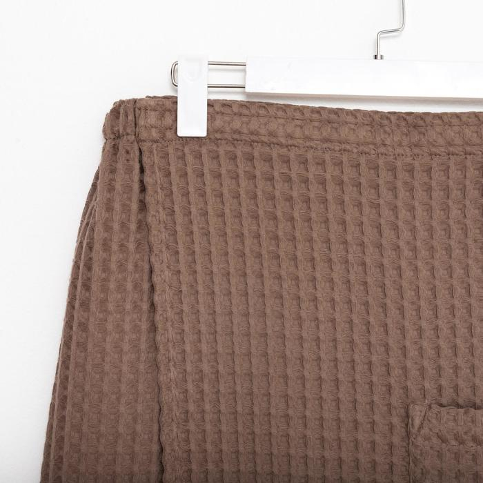 Килт вафельный банный Этель «Boho» 75*145 см. цв. мокко, 100% хл, 290 г/м2 Килт вафельный банный Этель «Boho» 75*145 см. цв. мокко, 100% хл, 290 г/м2