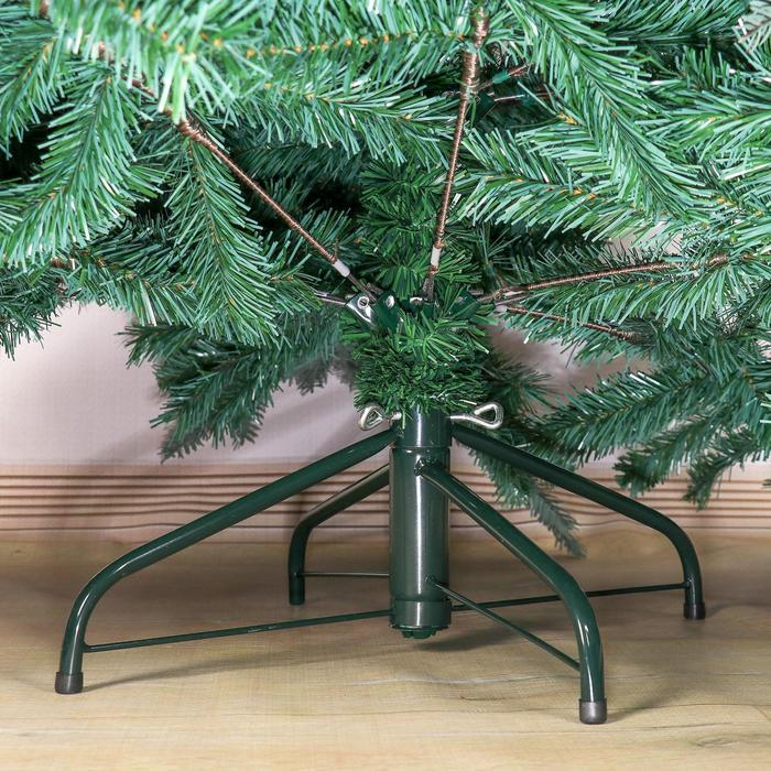 Ёлка "Эксклюзив голубая" 210 см d нижнего яруса 140 см 1327 веток