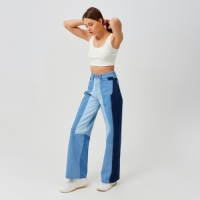 Джинсы женские MINAKU цвет синий, размер 46