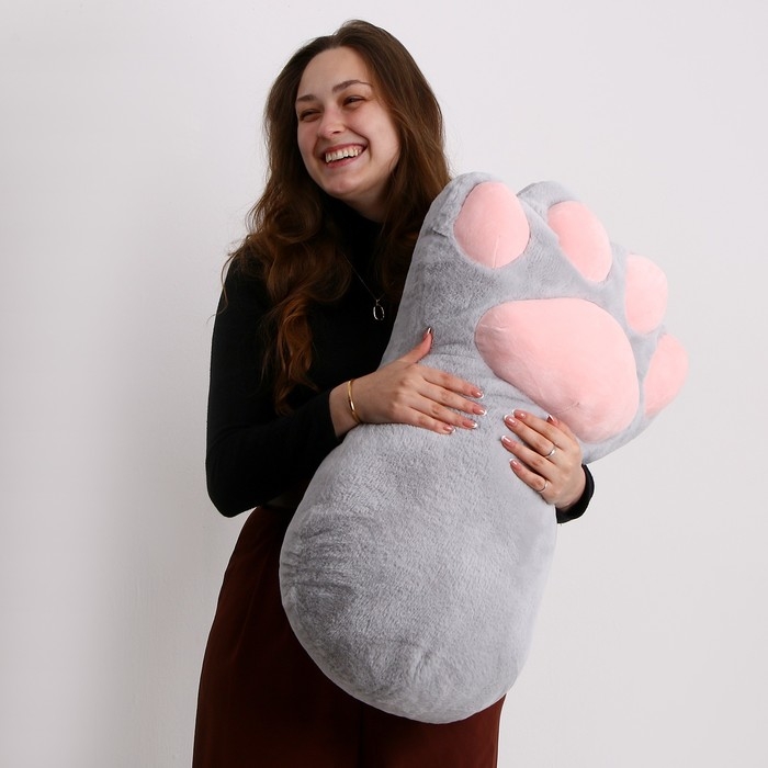 Мягкая игрушка &laquo;Лапа&raquo;, 70 см, цвет серый