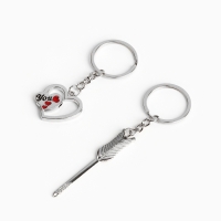 Брелок для ключей парный, &laquo;Ты моя булочка&raquo;, металл, 9 х 14 см