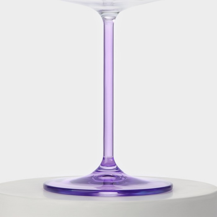 Набор стеклянных бокалов для вина RAINBOW FRESH, 600 мл, декор, 6 шт Набор стеклянных бокалов для вина RAINBOW FRESH, 600 мл, декор, 6 шт