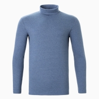 Водолазка мужской MINAKU: Basic line MAN цвет серо-голубой меланж, размер 56