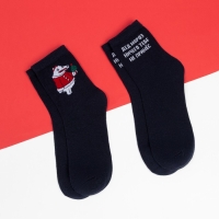 Набор новогодних мужских носков KAFTAN "Ничего не принес" р. 41-44