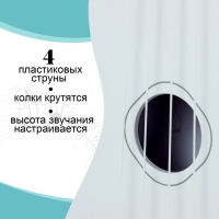 Игрушка музыкальная - гитара «Стиль», 4 струны, 38,5 см., цвет белый Игрушка музыкальная - гитара «Стиль», 4 струны, 38,5 см., цвет белый