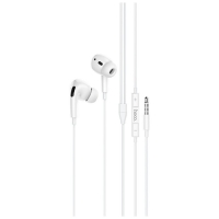 Наушники Hoco M1 Pro, проводные, вакуумные, микрофон, Jack 3.5, 1.2 м, белые Наушники Hoco M1 Pro, проводные, вакуумные, микрофон, Jack 3.5, 1.2 м, белые