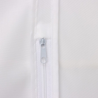 Чехол для одежды LaDо́m, ПВХ окно, плотный, 60&times;120 см, цвет белый