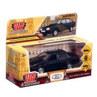 Машинка металлическая LADA-21099, ретро - модель &laquo;СПУТНИК&raquo;, открываются двери, багажник, инерция, 12 см, чёрный