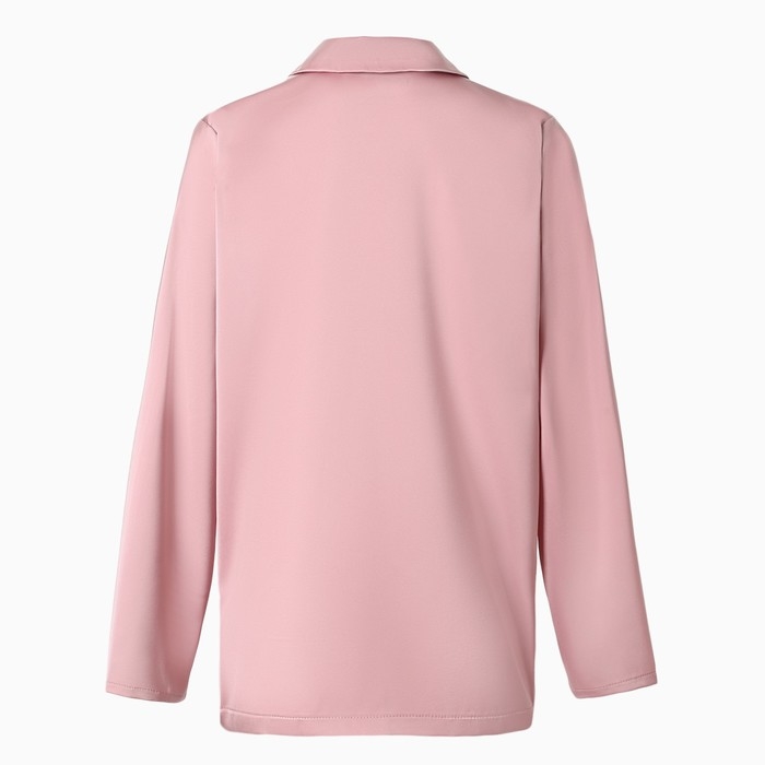 Блуза женская шелковая MIST: Classic Collection р. 50, цвет пыльная роза