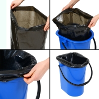 Мешок для ведра-туалета, 35 &times; 30 &times; 70 см, 50 мкм, в наборе 10 шт.