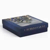 Коробка подарочная новогодняя складная «Шар новогодний», 23.5 х 20.5 х 5.5 см, Новый год Коробка подарочная новогодняя складная «Шар новогодний», 23.5 х 20.5 х 5.5 см, Новый год