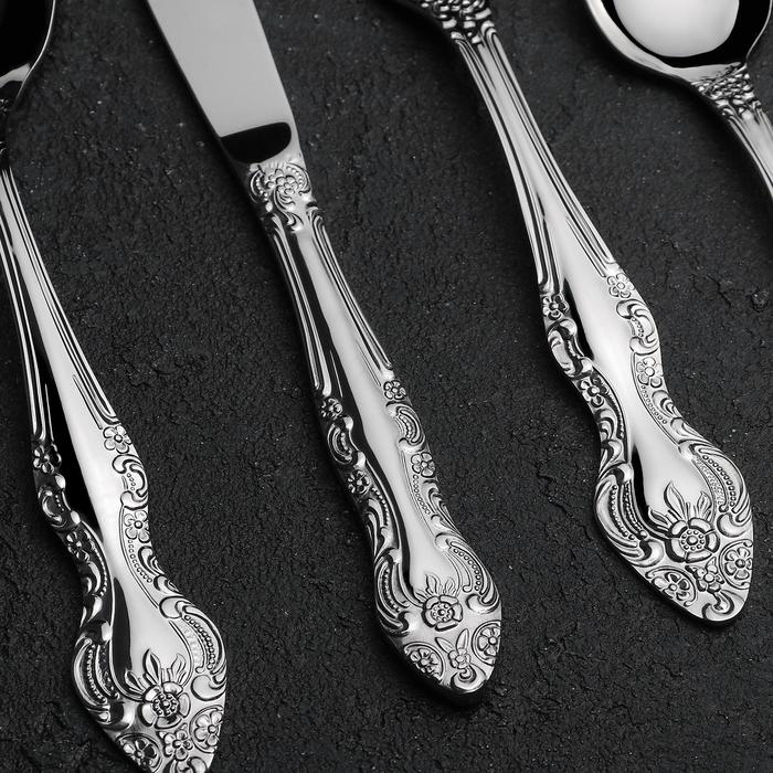 Набор столовых приборов &laquo;Тройка&raquo;, 30 предметов, декоративная коробка