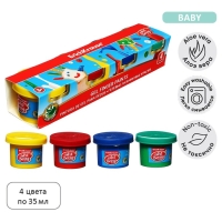 Краски пальчиковые, набор 4 цвета по 35 мл, ErichKrause ArtBerry премиум, гелевые, с Алоэ Вера, картонная упаковка Краски пальчиковые, набор 4 цвета по 35 мл, ErichKrause ArtBerry премиум, гелевые, с Алоэ Вера, картонная упаковка