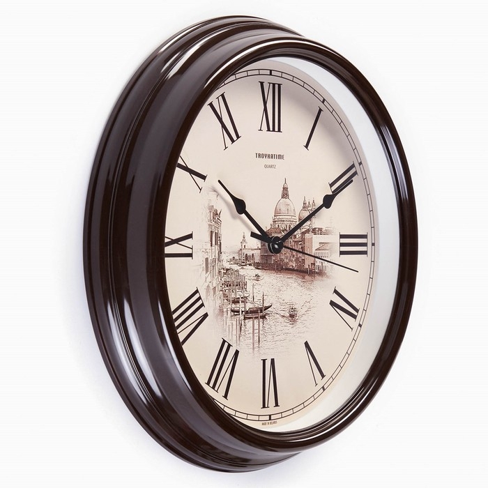 Часы настенные, интерьерные Часы настенные, интерьерные "Город", d-31 см, бесшумные