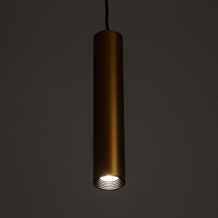 Светильник "Лукас" LED 5Вт 4000К матовое золото 5х5х30-130см