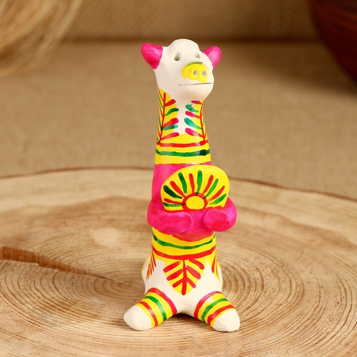 Филимоновская игрушка &laquo;Медведь&raquo;, 10 х 13 см