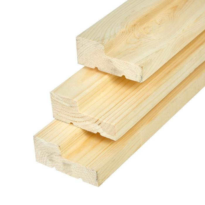 Брус коробочный СОСНА, сорт Брус коробочный СОСНА, сорт "Экстра", срощенный, 210х7х3,2 см, "Лесопилка 566"