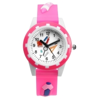 Часы наручные детские, "Художник", d-3 см, ремешок силикон l-20 см, розовые Часы наручные детские, "Художник", d-3 см, ремешок силикон l-20 см, розовые