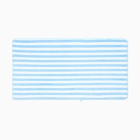 Полотенце банное Этель "Полосы", цв. голубой, 70х140 см, 100% п/э, 240 г/м2 Полотенце банное Этель "Полосы", цв. голубой, 70х140 см, 100% п/э, 240 г/м2