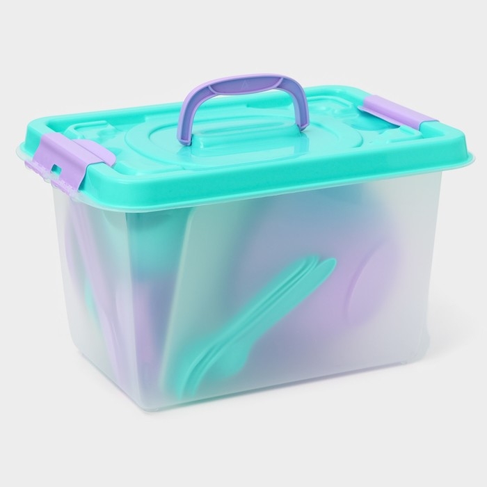 Набор посуды на 4 персоны &laquo;Весёлая компания&raquo;, 36 предметов