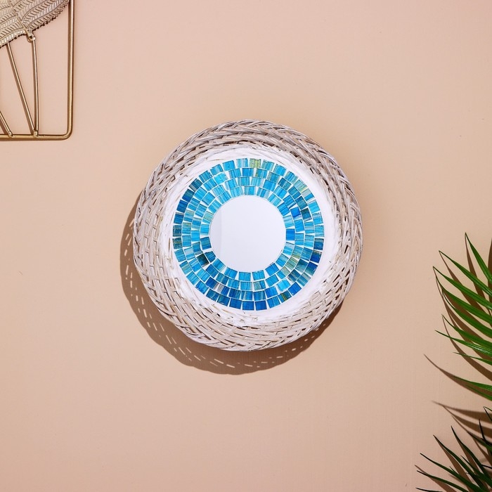 Зеркало Зеркало "Романтика" кокос 24 см