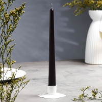 Свеча античная, 2,3х 24,5 см, 5 ч, 55 г, чёрная Свеча античная, 2,3х 24,5 см, 5 ч, 55 г, чёрная