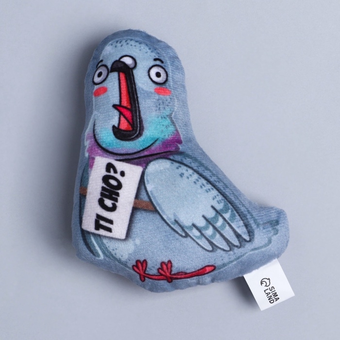 Игрушка для кошек с мятой «Голубь»,11,8 х 9,3 см Игрушка для кошек с мятой «Голубь»,11,8 х 9,3 см