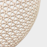 Салфетки сервировочные на стол Доляна &laquo;Сфера&raquo;, d=35,5 см, 4 шт, цвет золото