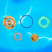 Набор боевых волчков &laquo;Битва&raquo;, с запуском и ареной, цвет МИКС