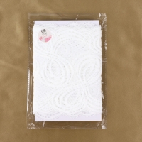 Кружевная эластичная ткань, 180 мм × 2,7 ± 0,5 м, цвет белый Кружевная эластичная ткань, 180 мм × 2,7 ± 0,5 м, цвет белый