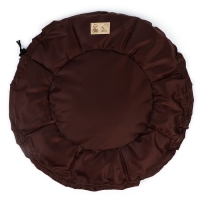 Лежанка для кошек и собак двусторонняя с игрушкой «Кофе с молоком» 50-30х12 см Лежанка для кошек и собак двусторонняя с игрушкой «Кофе с молоком» 50-30х12 см