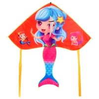 Воздушный змей &laquo;Русалочка&raquo;, цвета МИКС